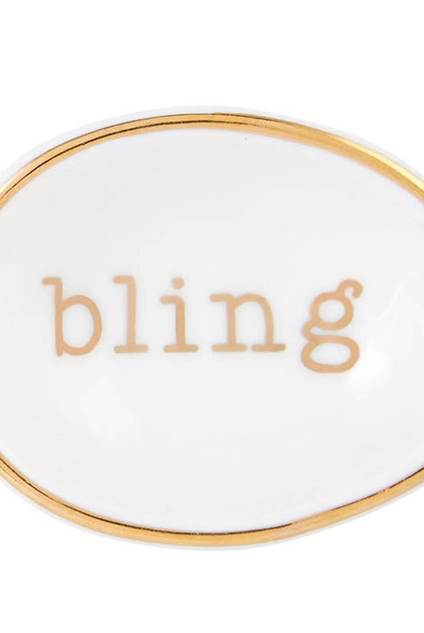 "Bling" Ring Dish-Trinket Trays-Santa Barbara Design-Anna Kaytes Boutique, Women's Fashion Boutique in Grinnell, Iowa