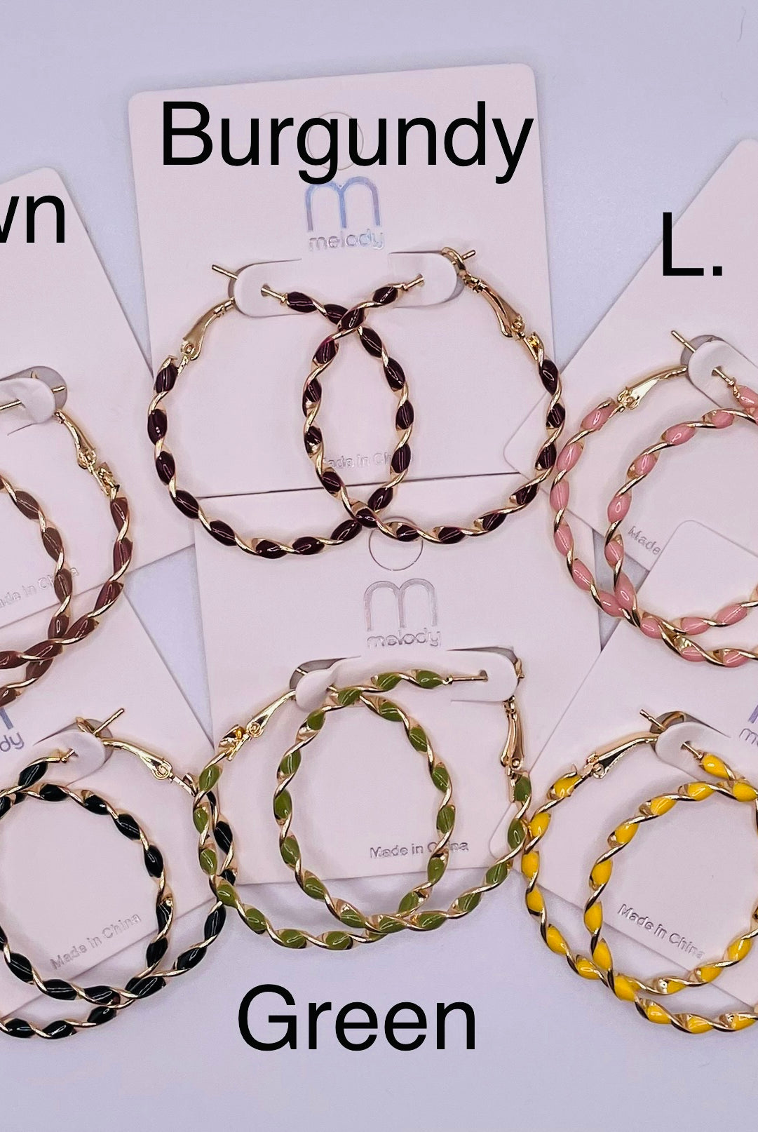 Lovely Lady Hoop Earrings- Multiple Options-Earrings-Joia-Anna Kaytes Boutique, Women's Fashion Boutique in Grinnell, Iowa