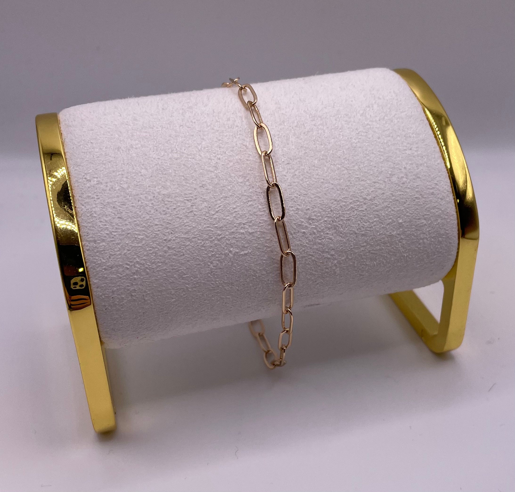 Lizzy Gold Chain Link Bracelet-Bracelets-Joia-Anna Kaytes Boutique, Women's Fashion Boutique in Grinnell, Iowa