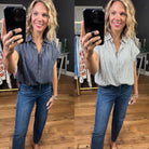 Handle It Well Half-Button Top - Multiple Options-Entro-Anna Kaytes Boutique, Women's Fashion Boutique in Grinnell, Iowa