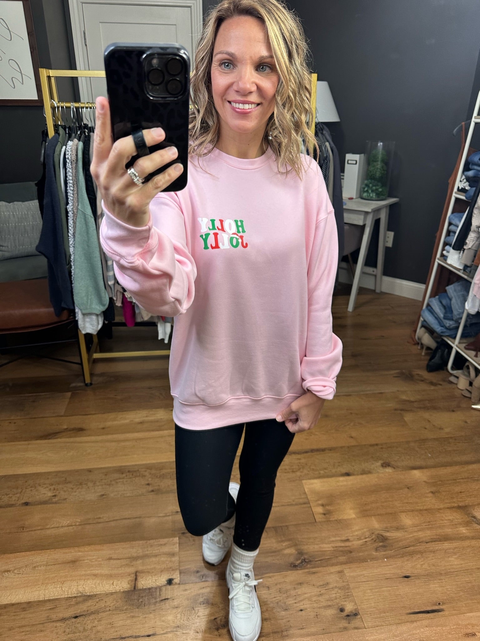 Holly Jolly Era Crewneck Sweatshirt - Multiple Options