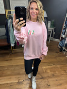 Holly Jolly Era Crewneck Sweatshirt - Multiple Options-Sweaters-AK Exclusive Independent Trading Co & Bella Canvas-Anna Kaytes Boutique, Women's Fashion Boutique in Grinnell, Iowa