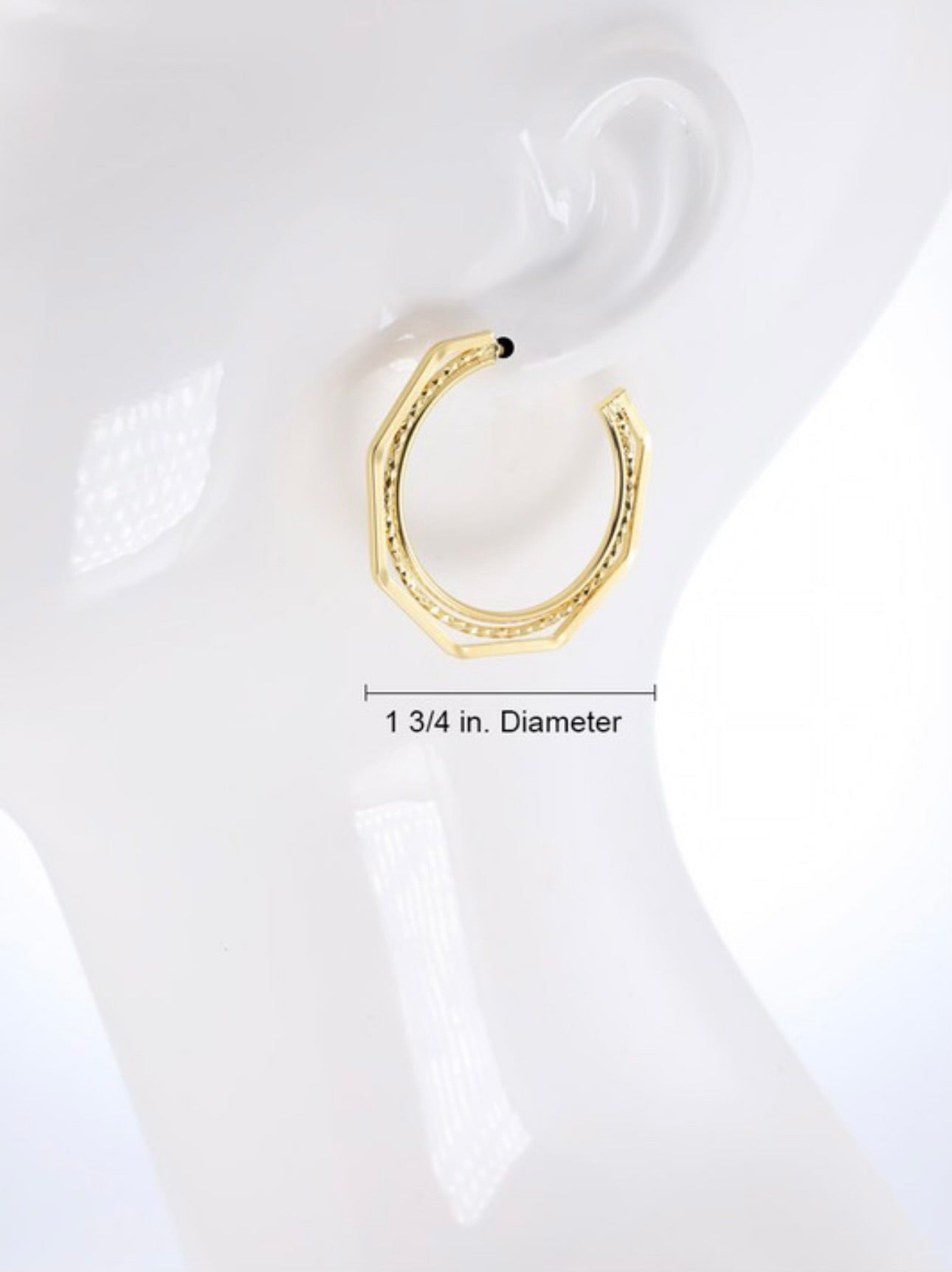 The Haley Gold Hoop-Earrings-Anna Kaytes Boutique-Anna Kaytes Boutique, Women's Fashion Boutique in Grinnell, Iowa