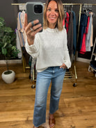 Most Of The Time Knit Crew-Sweaters-Wishlist-Anna Kaytes Boutique, Women's Fashion Boutique in Grinnell, Iowa