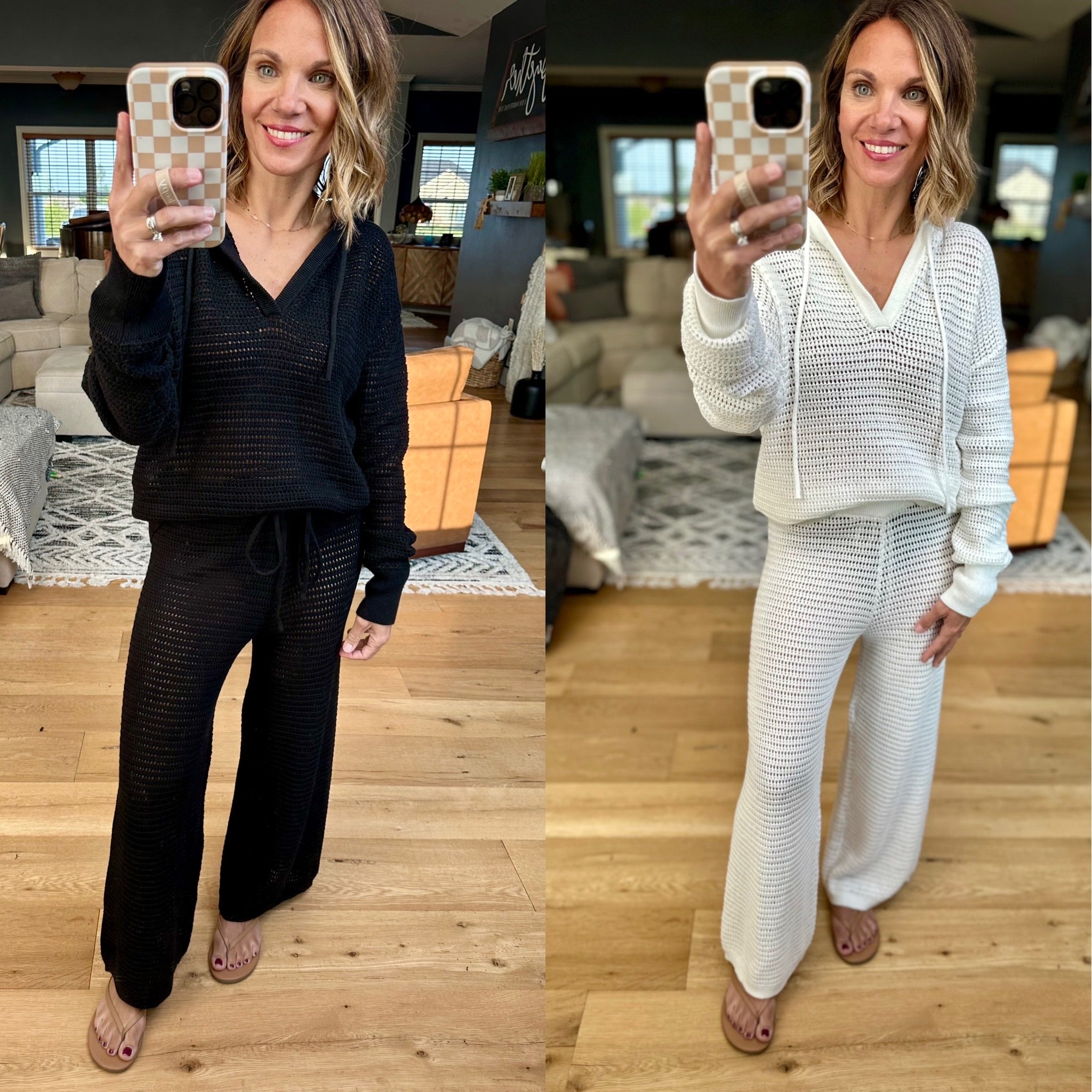 Thinking Of You Knit Set-Mono B-Anna Kaytes Boutique, Women's Fashion Boutique in Grinnell, Iowa