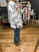 Good Days Striped Sweater - Heather Grey-Be Cool-Anna Kaytes Boutique, Women's Fashion Boutique in Grinnell, Iowa