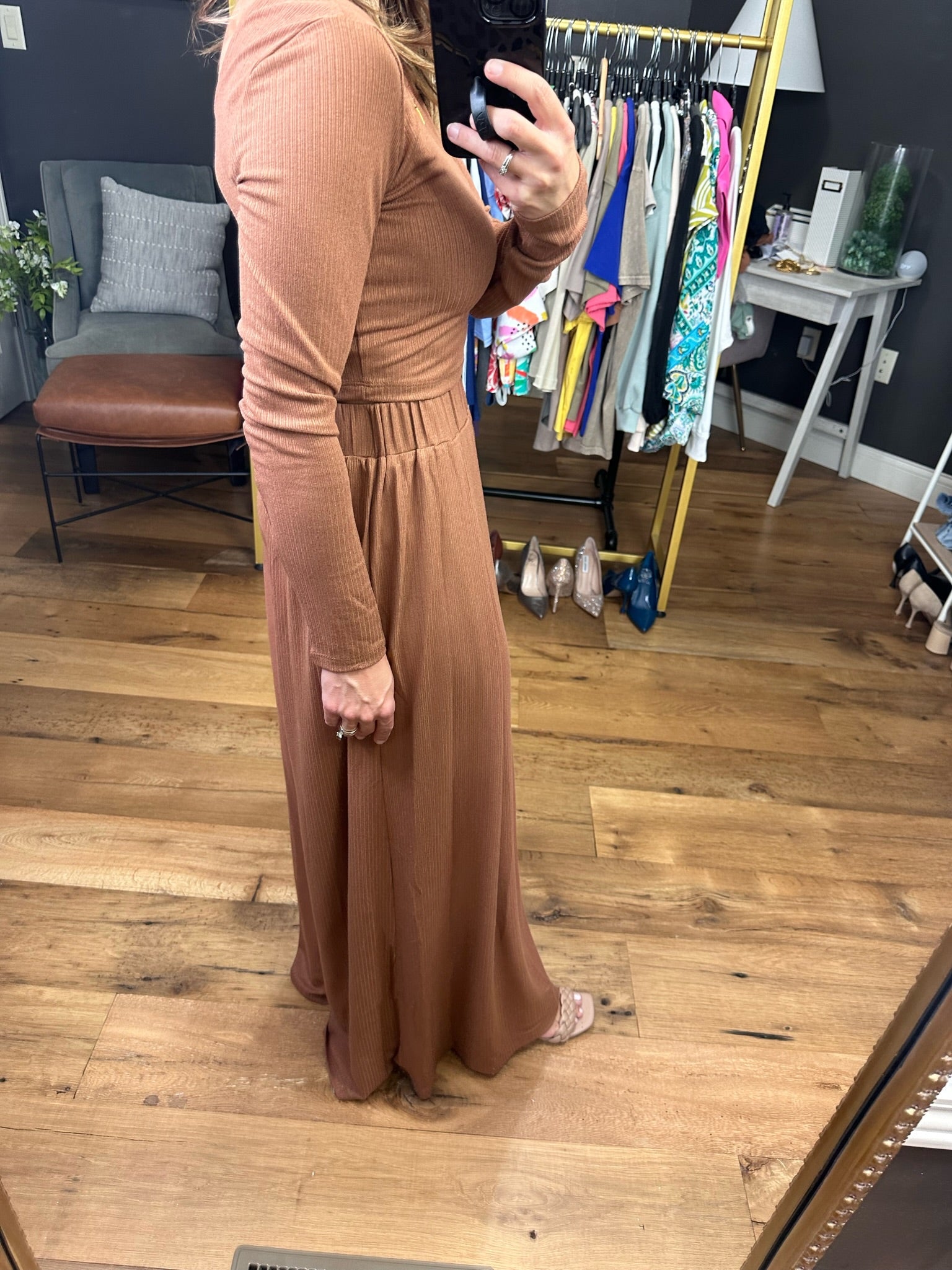 My Own Decisions Wide-Leg 2-Piece Set - Toffee