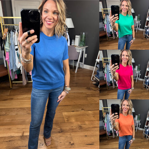 All The Time Lightweight Knit Top - Multiple Options-Staccato 54447-Anna Kaytes Boutique, Women's Fashion Boutique in Grinnell, Iowa