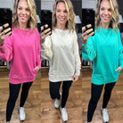 The Clara Pocket Crewneck Sweatshirt 2.0 - Multiple Options-Sweaters-Zenana TTW-5176D4-Anna Kaytes Boutique, Women's Fashion Boutique in Grinnell, Iowa