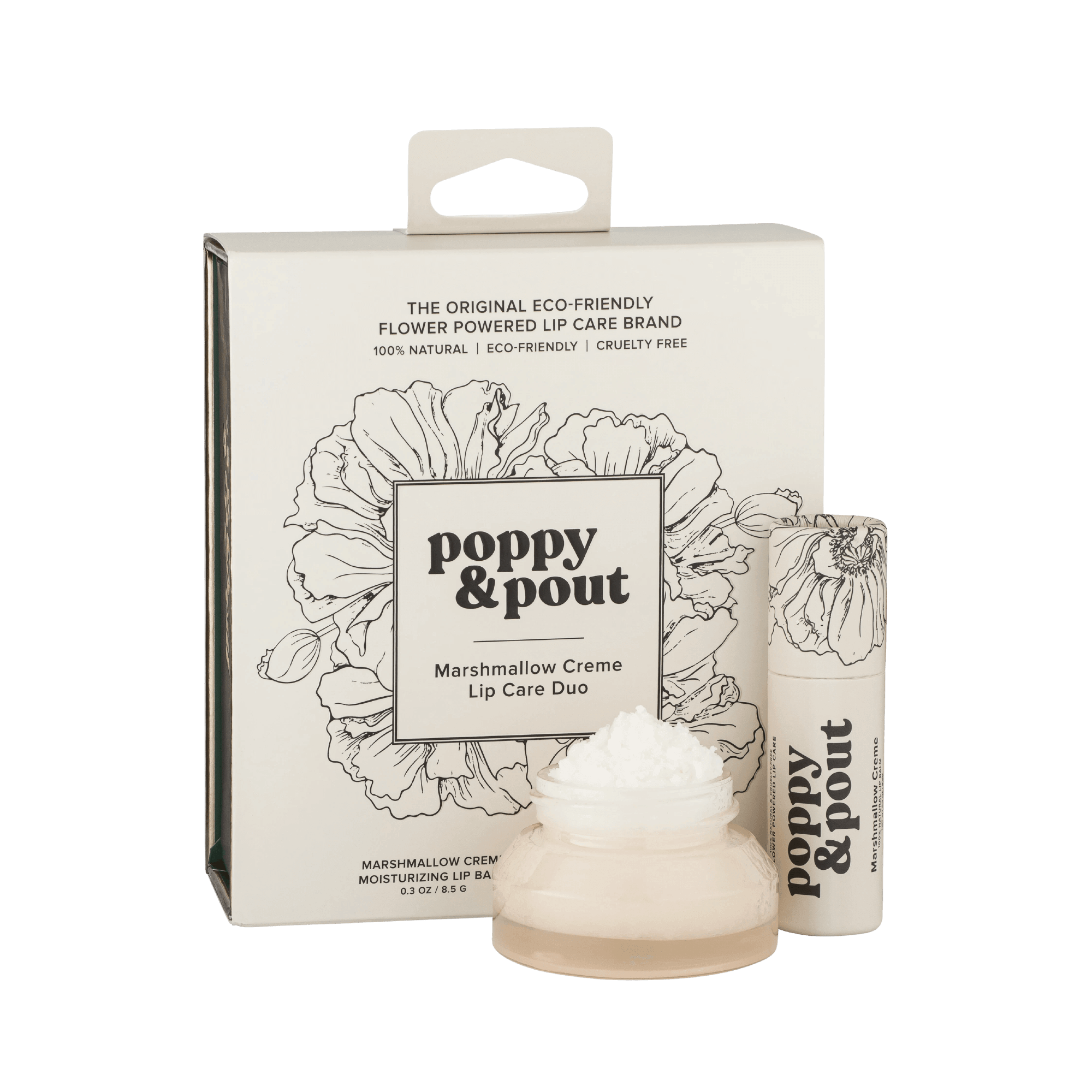 Lip Care Duo, Marshmallow Creme-Hair Accessories-Poppy & Pout-Anna Kaytes Boutique, Women's Fashion Boutique in Grinnell, Iowa