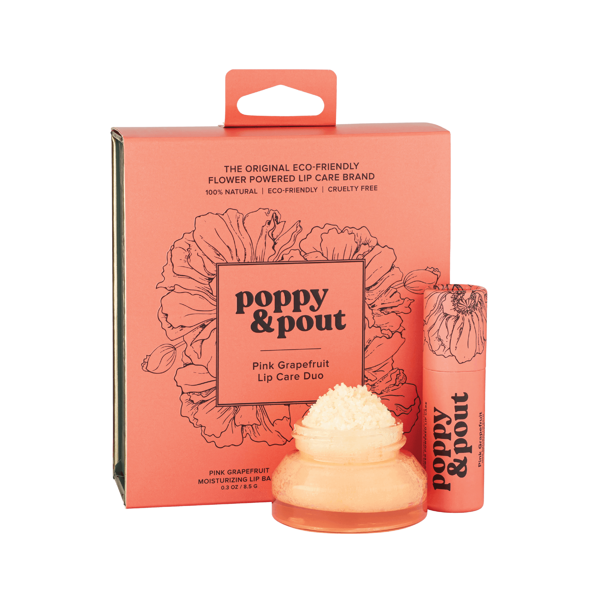 Lip Care Duo, Pink Grapefruit-Hair Accessories-Poppy & Pout-Anna Kaytes Boutique, Women's Fashion Boutique in Grinnell, Iowa