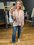 Love Connection Knit Button Cardigan - Mauve-Staccato-Anna Kaytes Boutique, Women's Fashion Boutique in Grinnell, Iowa