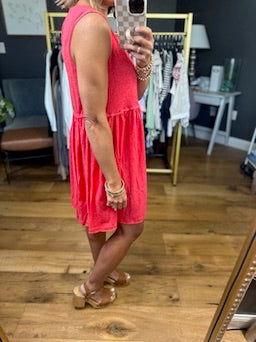 Make It Right Pocket Dress - Red-Aemi & Co-Anna Kaytes Boutique, Women's Fashion Boutique in Grinnell, Iowa