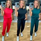 Cloud Nine Top + Jogger Set-Mono B-Anna Kaytes Boutique, Women's Fashion Boutique in Grinnell, Iowa