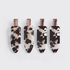 Eco-Friendly Creaseless Clips 4pc Set - Black Terrazzo-KITSCH-Anna Kaytes Boutique, Women's Fashion Boutique in Grinnell, Iowa