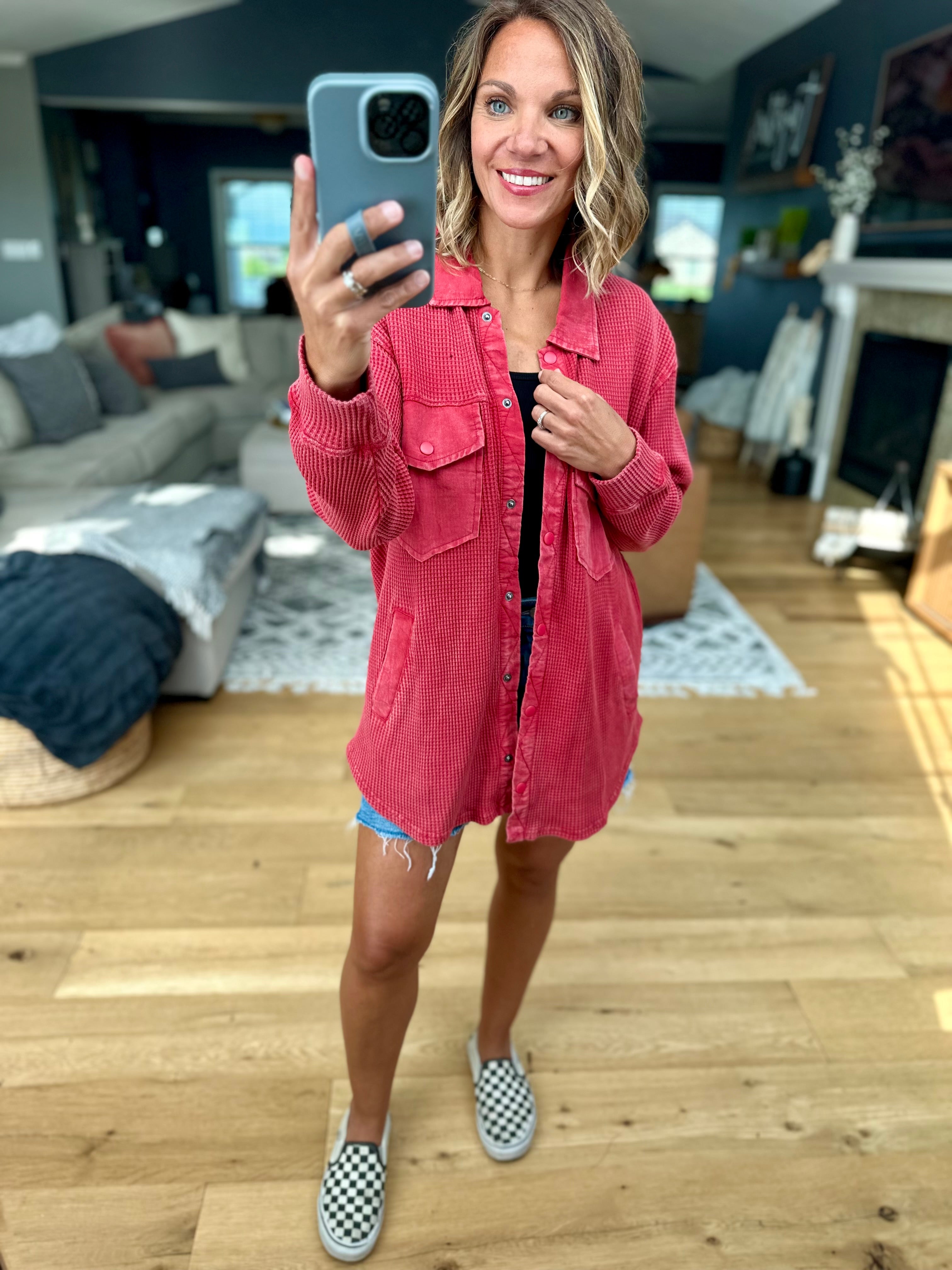 Strong Feelings Mineral Wash Shacket-Mono B-Anna Kaytes Boutique, Women's Fashion Boutique in Grinnell, Iowa