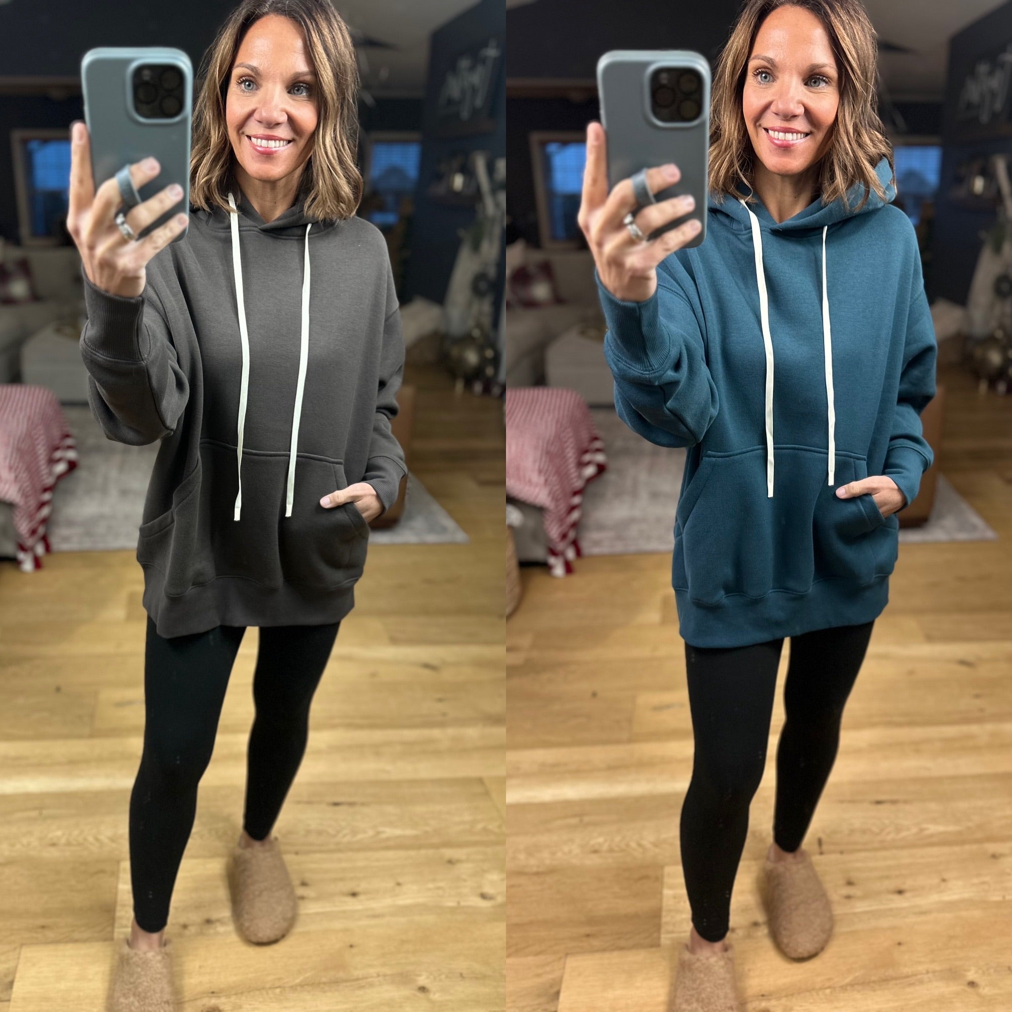 Daydreamer Pocket Hoodie-Sweaters-Mono B-Anna Kaytes Boutique, Women's Fashion Boutique in Grinnell, Iowa