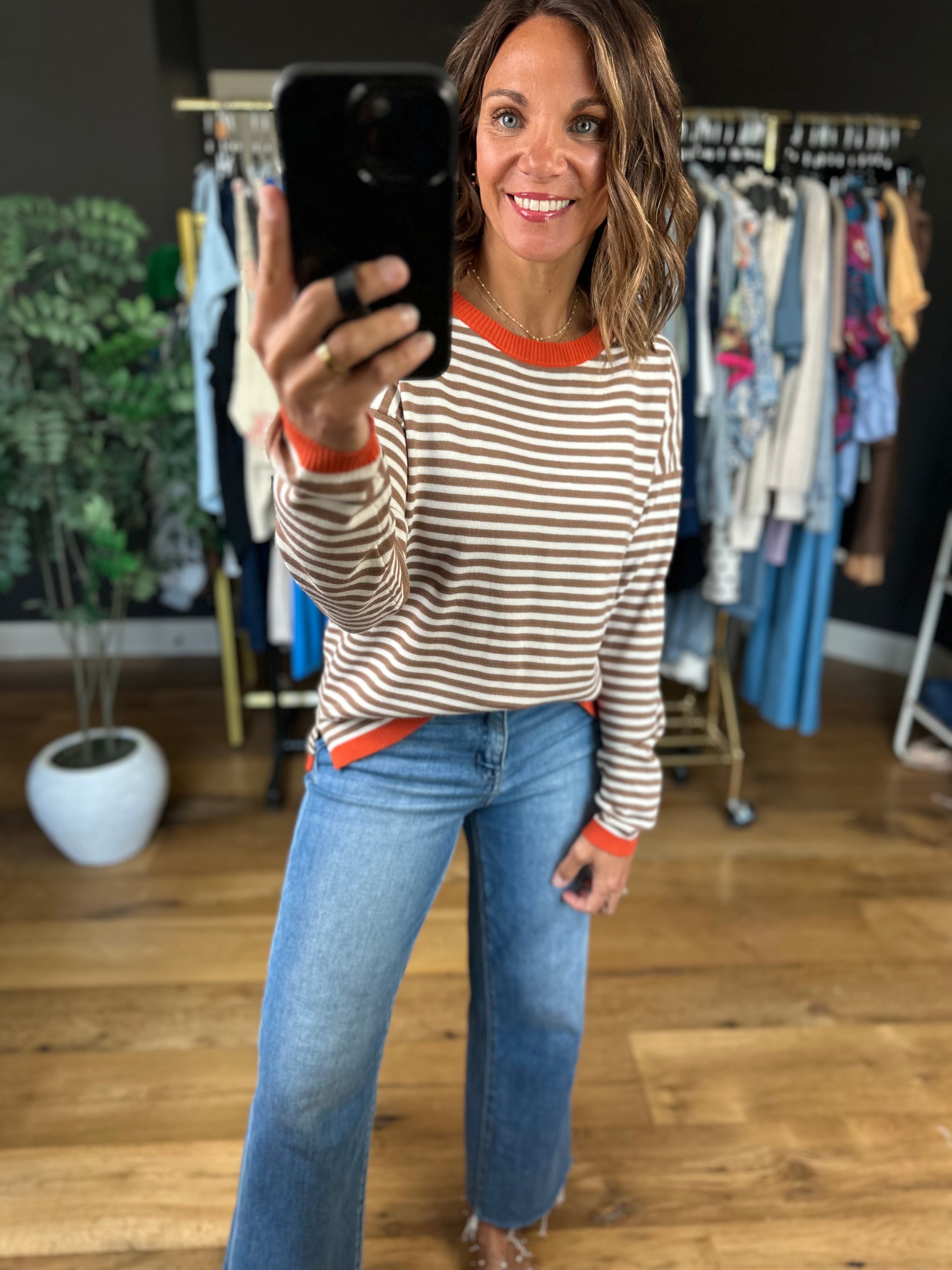 Can't Take This Away Striped Crewneck-Long Sleeves-Staccato-Anna Kaytes Boutique, Women's Fashion Boutique in Grinnell, Iowa
