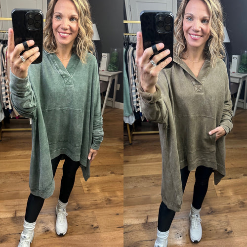Where It All Started A-Line Oversized Hoodie - Multiple Options-Mono B KT12061-Anna Kaytes Boutique, Women's Fashion Boutique in Grinnell, Iowa