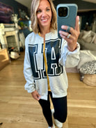 IA Crew Sweatshirt Cardi-Gildan-Anna Kaytes Boutique, Women's Fashion Boutique in Grinnell, Iowa