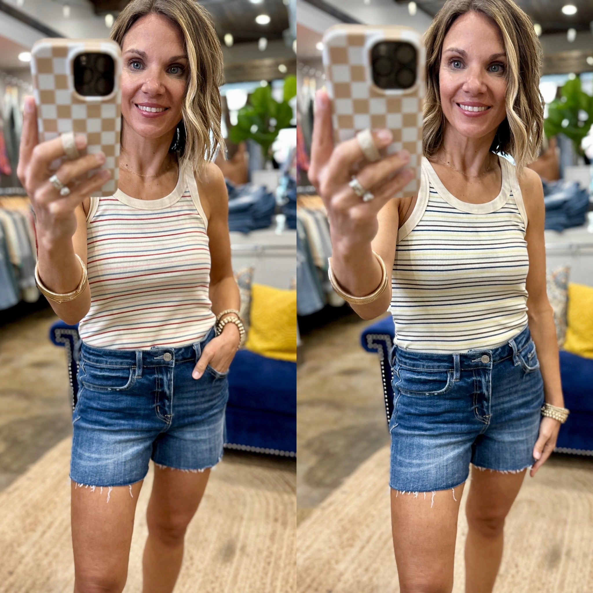 The Right Path Striped Tank - Multiple Options-Be Cool-Anna Kaytes Boutique, Women's Fashion Boutique in Grinnell, Iowa