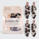 Eco-Friendly Creaseless Clips 4pc Set - Black Terrazzo-KITSCH-Anna Kaytes Boutique, Women's Fashion Boutique in Grinnell, Iowa