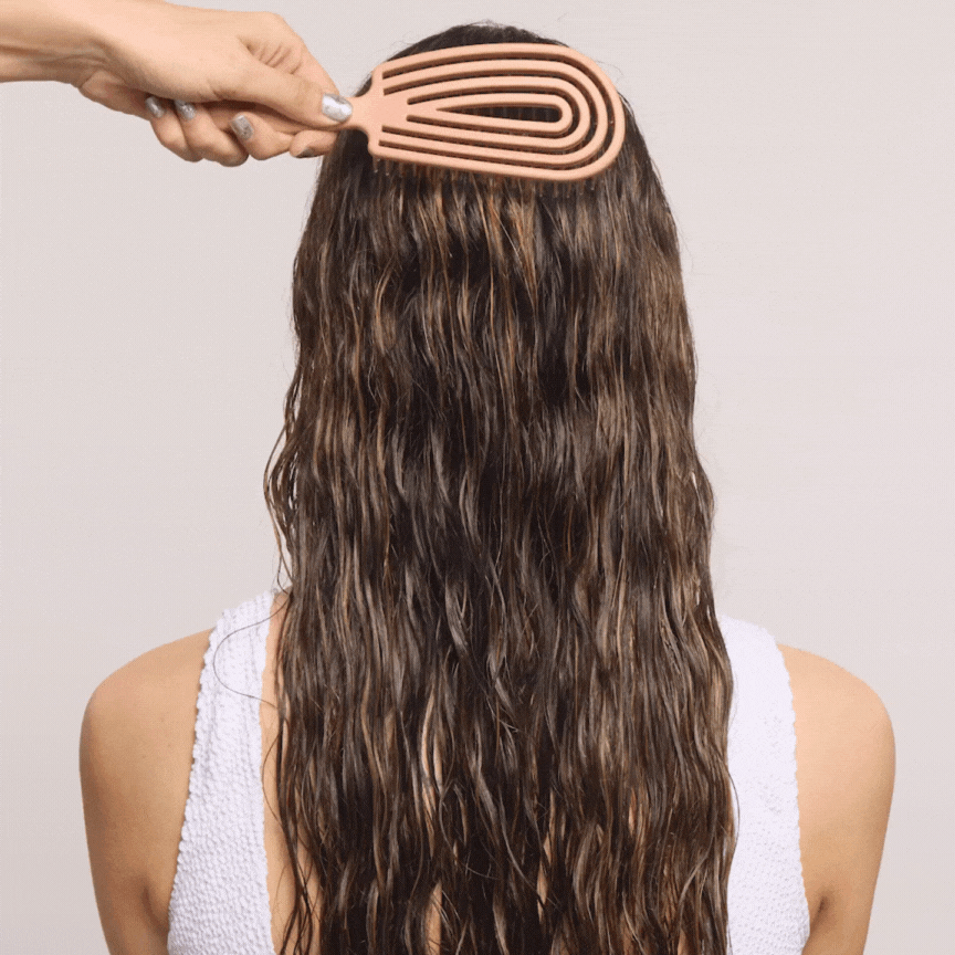 Detangling Flexi Brush - Terracotta-KITSCH-Anna Kaytes Boutique, Women's Fashion Boutique in Grinnell, Iowa