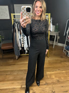 The Della Wide Leg Crop Trouser Pant - Black-Glam-Anna Kaytes Boutique, Women's Fashion Boutique in Grinnell, Iowa