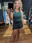 For The Best Double Layered High-Neck Cropped Tank - Multiple Options-Sleeveless-Be Cool 15665-Anna Kaytes Boutique, Women's Fashion Boutique in Grinnell, Iowa