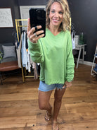 Leaving Town Textured V-Neck Top - Multiple Options-Short Sleeves-Bucketlist-Anna Kaytes Boutique, Women's Fashion Boutique in Grinnell, Iowa