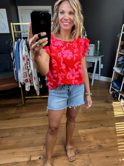 Essence Of Summer Floral Top - Multiple Options-Staccato-Anna Kaytes Boutique, Women's Fashion Boutique in Grinnell, Iowa