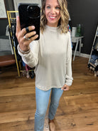 Right Next To You Mock Neck Top - Multiple Options-Long Sleeves-Staccato 17855B-Anna Kaytes Boutique, Women's Fashion Boutique in Grinnell, Iowa