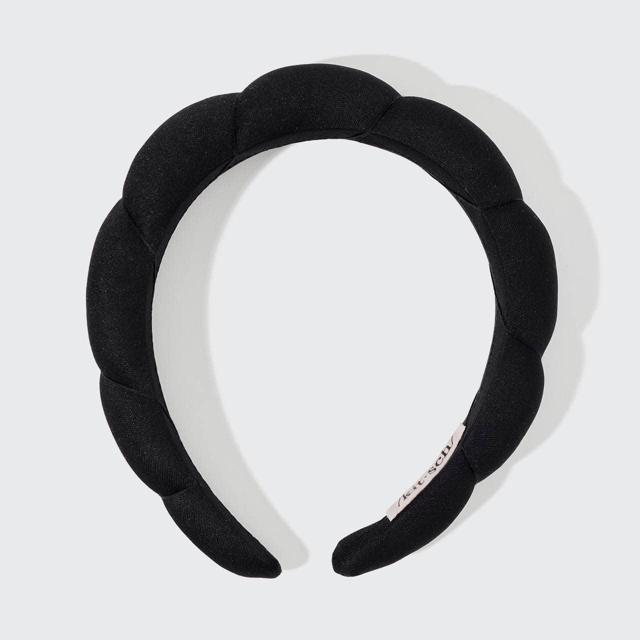 Kitsch Recycled Fabric Puffy Headband 1pc- Black-KITSCH-Anna Kaytes Boutique, Women's Fashion Boutique in Grinnell, Iowa