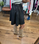 The Right Lane High-Waisted Skater Skirt - Multiple Options-Skirts-Skies ARe Blue 52806-Anna Kaytes Boutique, Women's Fashion Boutique in Grinnell, Iowa