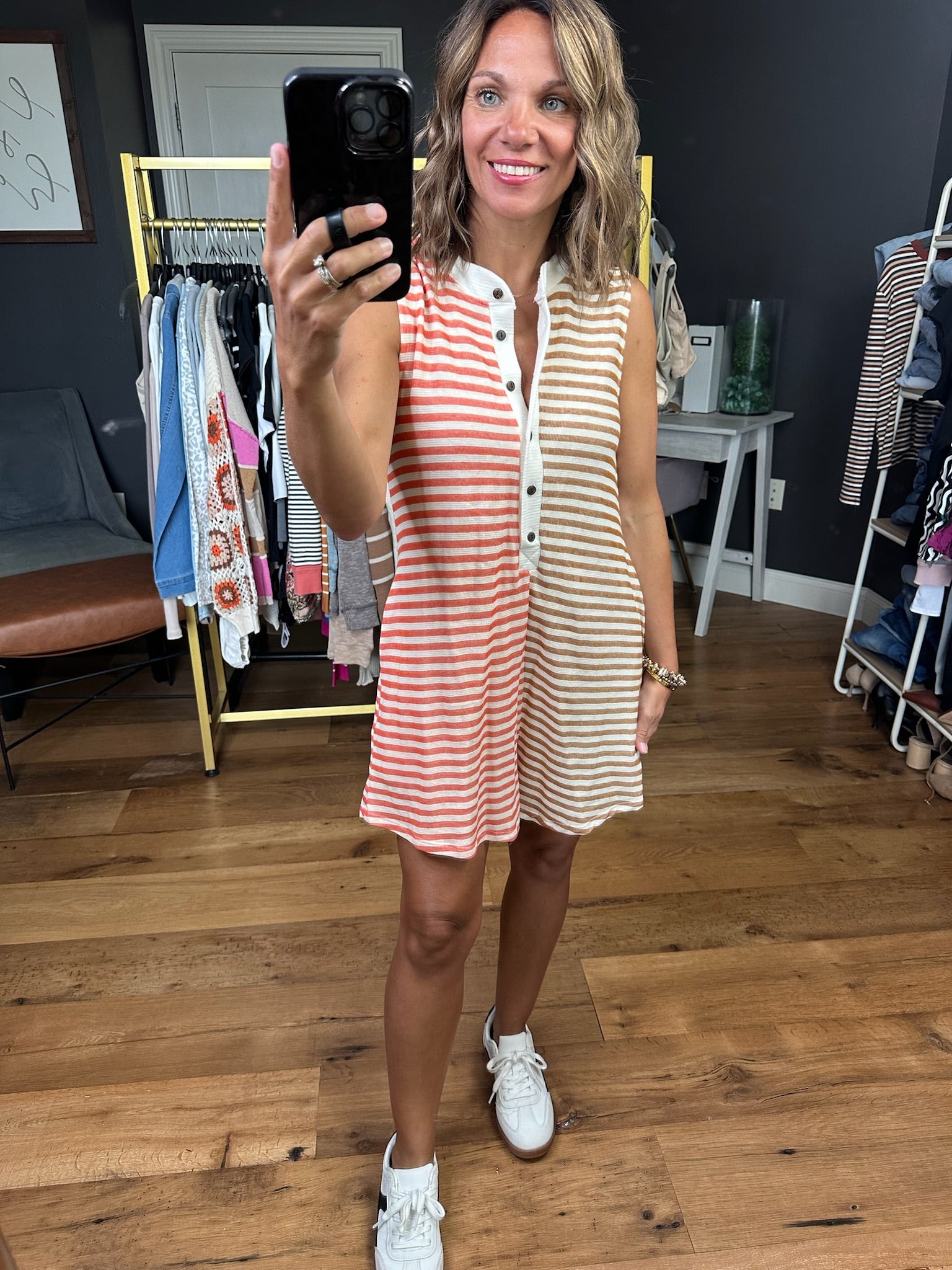 Right Opportunities Contrasting Striped Romper - Multiple Options-Bucketlist-Anna Kaytes Boutique, Women's Fashion Boutique in Grinnell, Iowa