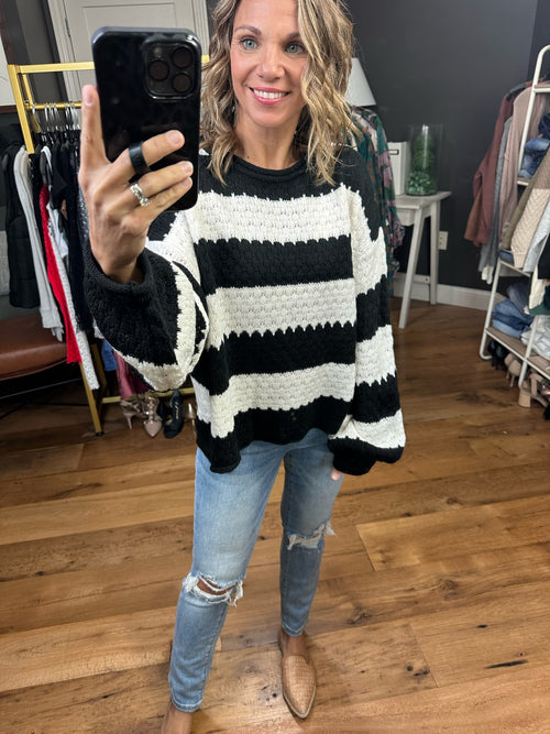Doing What You Love Textured Sweater - Multiple Options