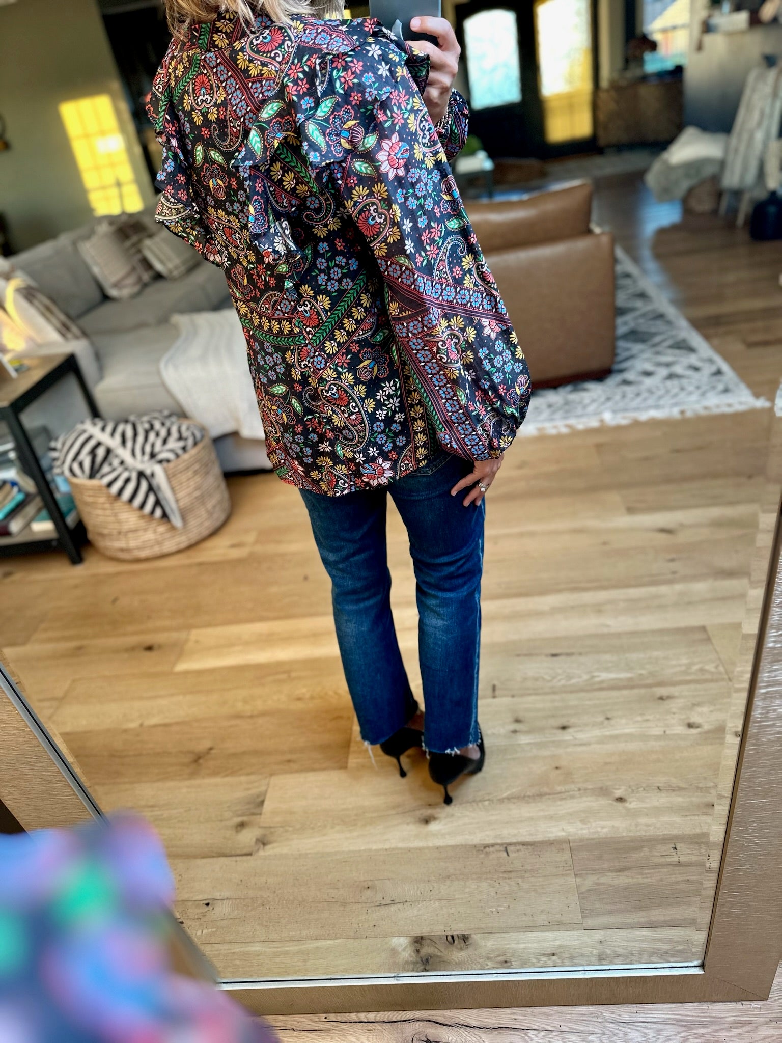 Moving Through Fall Button-Down Top-Fate-Anna Kaytes Boutique, Women's Fashion Boutique in Grinnell, Iowa