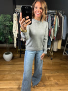 A Day to Remember Heather Grey Classic Crew Knit-Sweaters-Be cool-Anna Kaytes Boutique, Women's Fashion Boutique in Grinnell, Iowa