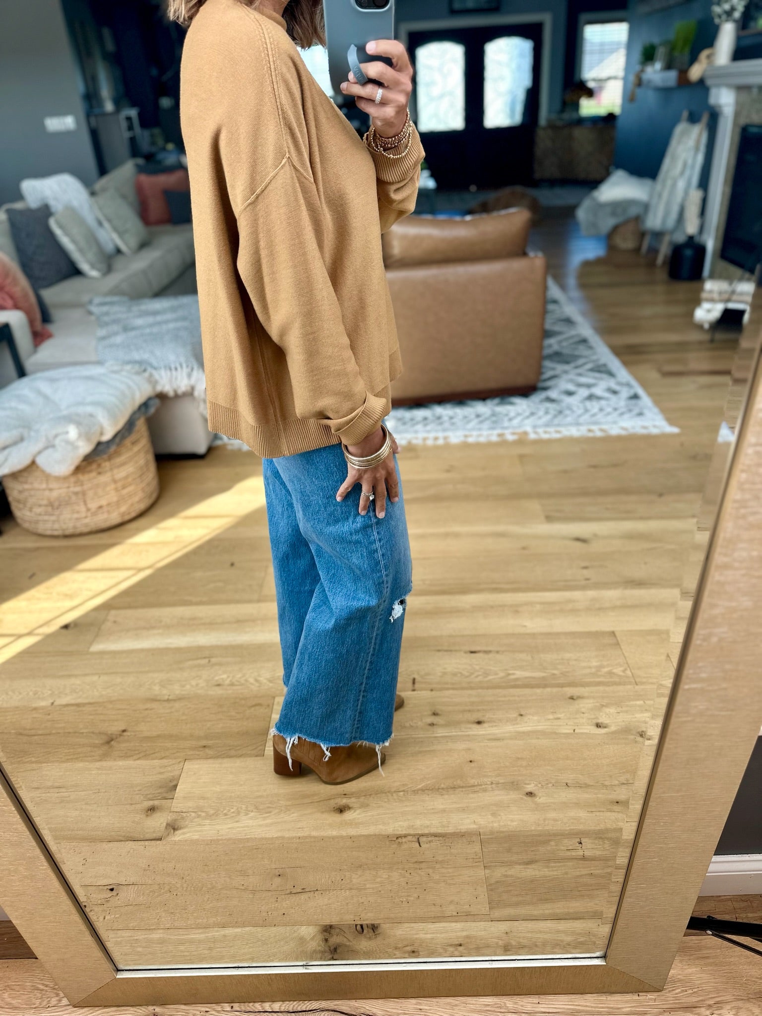 Count On You Mock-Neck Top-Wishlist-Anna Kaytes Boutique, Women's Fashion Boutique in Grinnell, Iowa