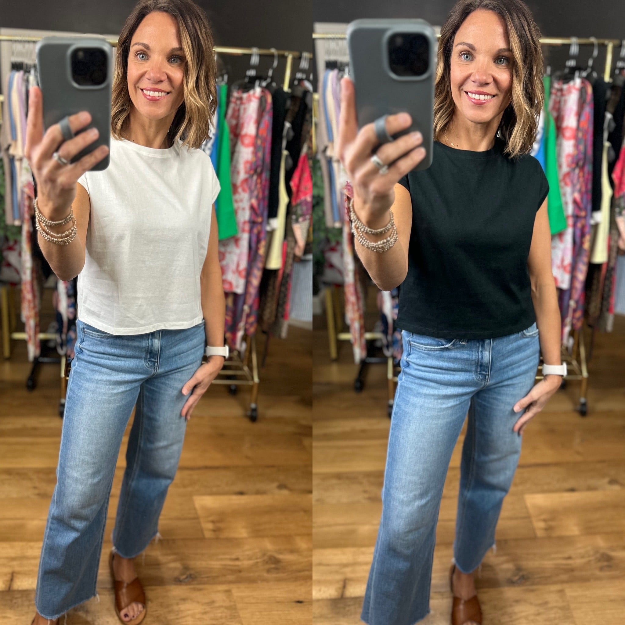 Lifetime Of Love Cap-Sleeve Top-Short Sleeves-Double Zero-Anna Kaytes Boutique, Women's Fashion Boutique in Grinnell, Iowa