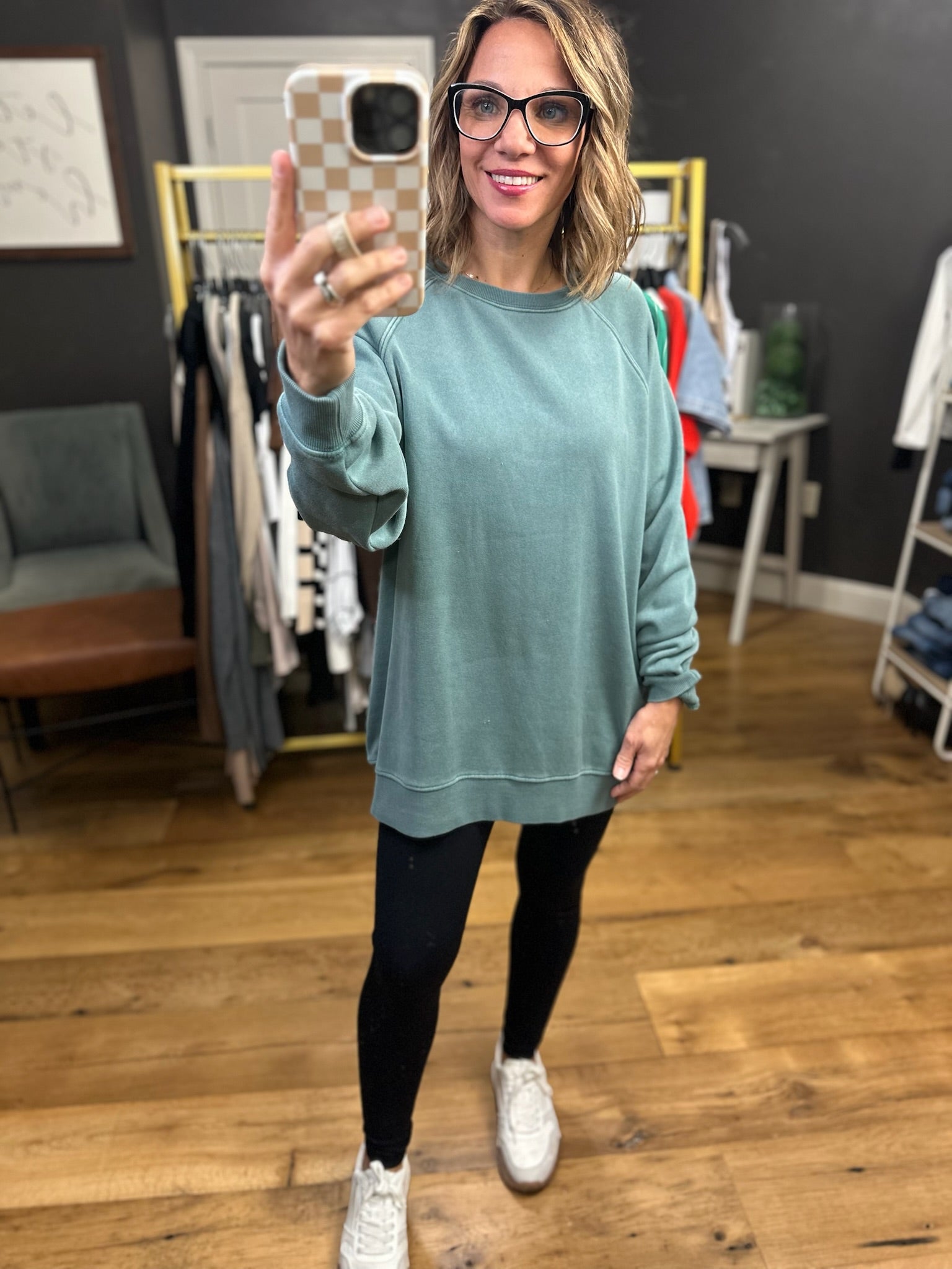 Couldn't Resist Crewneck Sweatshirt - Multiple Options-Thread & Supply-Anna Kaytes Boutique, Women's Fashion Boutique in Grinnell, Iowa