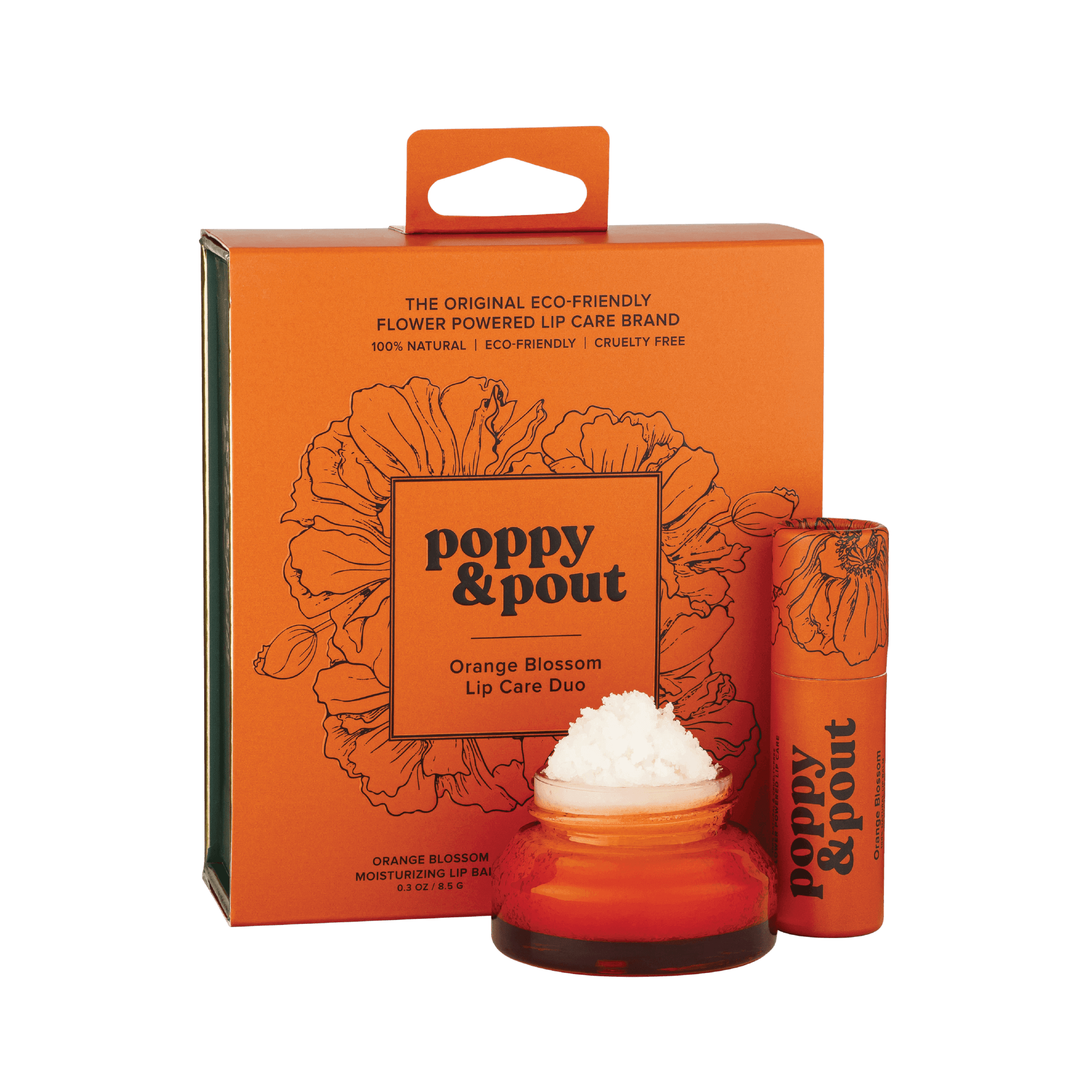 Lip Care Duo, Orange Blossom-Hair Accessories-Poppy & Pout-Anna Kaytes Boutique, Women's Fashion Boutique in Grinnell, Iowa