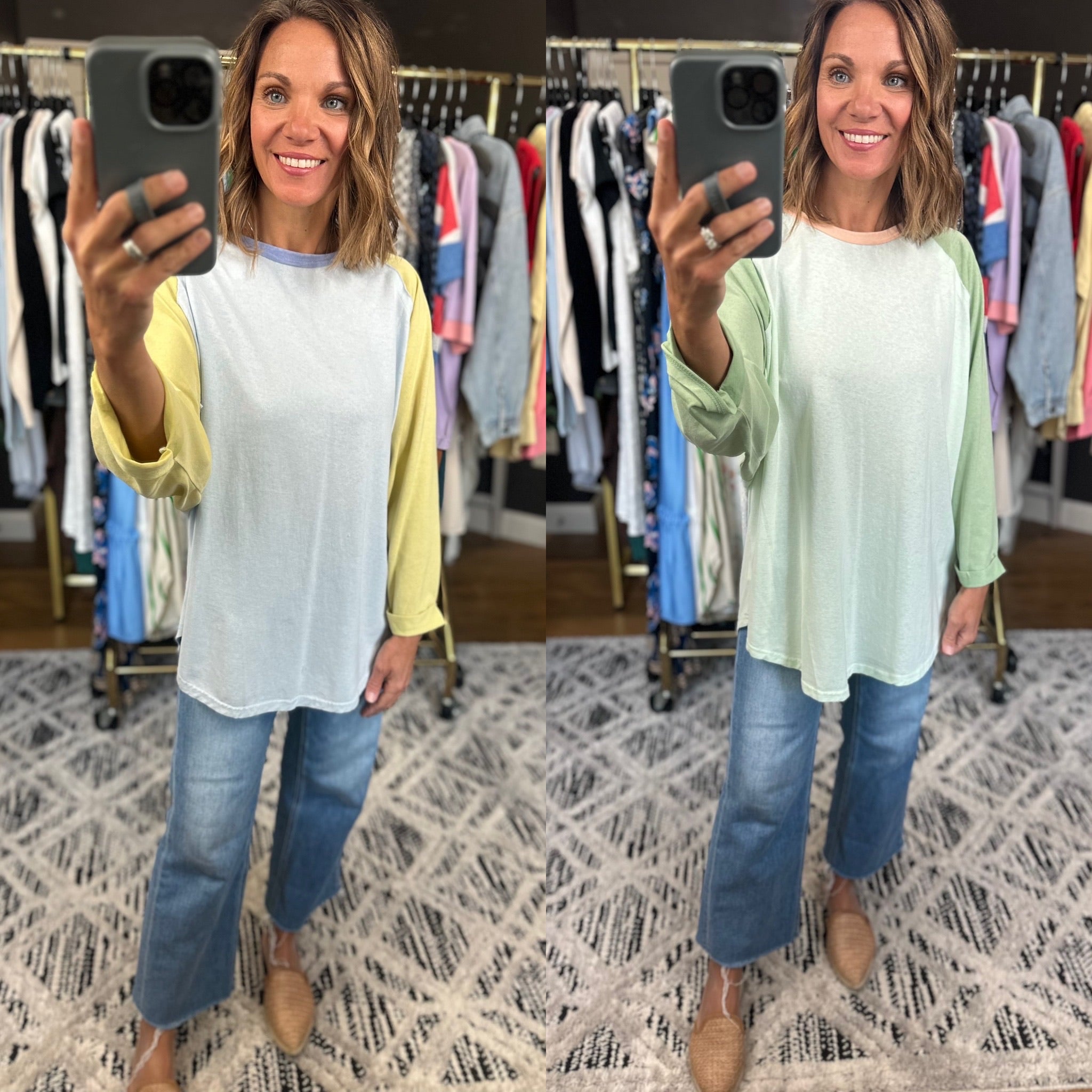 Last Look 3/4 Sleeve Dolman Top-Short Sleeves-Easel-Anna Kaytes Boutique, Women's Fashion Boutique in Grinnell, Iowa