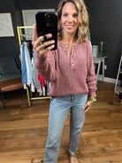 Stepping In Textured Henley Sweater - Multiple Options-Staccato-Anna Kaytes Boutique, Women's Fashion Boutique in Grinnell, Iowa