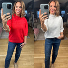 Close To Heaven Scalloped Knit Top-Sweaters-Vine & Love-Anna Kaytes Boutique, Women's Fashion Boutique in Grinnell, Iowa