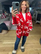 Tied With Love Bow-Detail Cardigan-Sweaters-Bucketlist-Anna Kaytes Boutique, Women's Fashion Boutique in Grinnell, Iowa