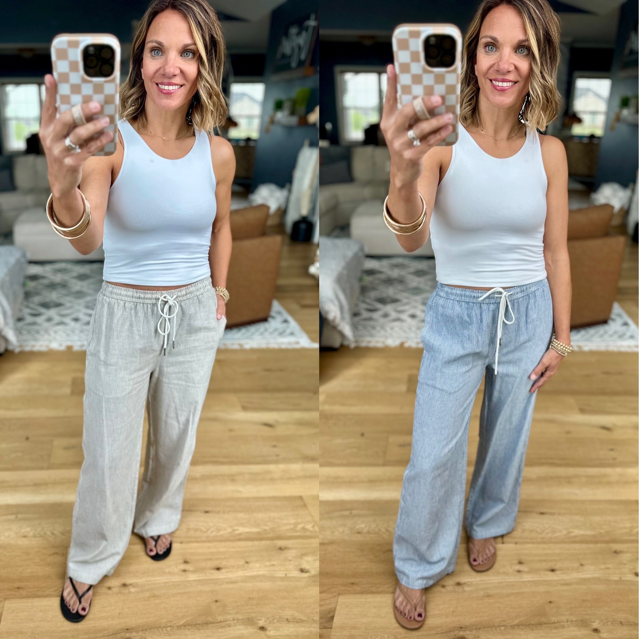 For My Comfort Linen-Blend Pant-Pants-Be Cool-Anna Kaytes Boutique, Women's Fashion Boutique in Grinnell, Iowa