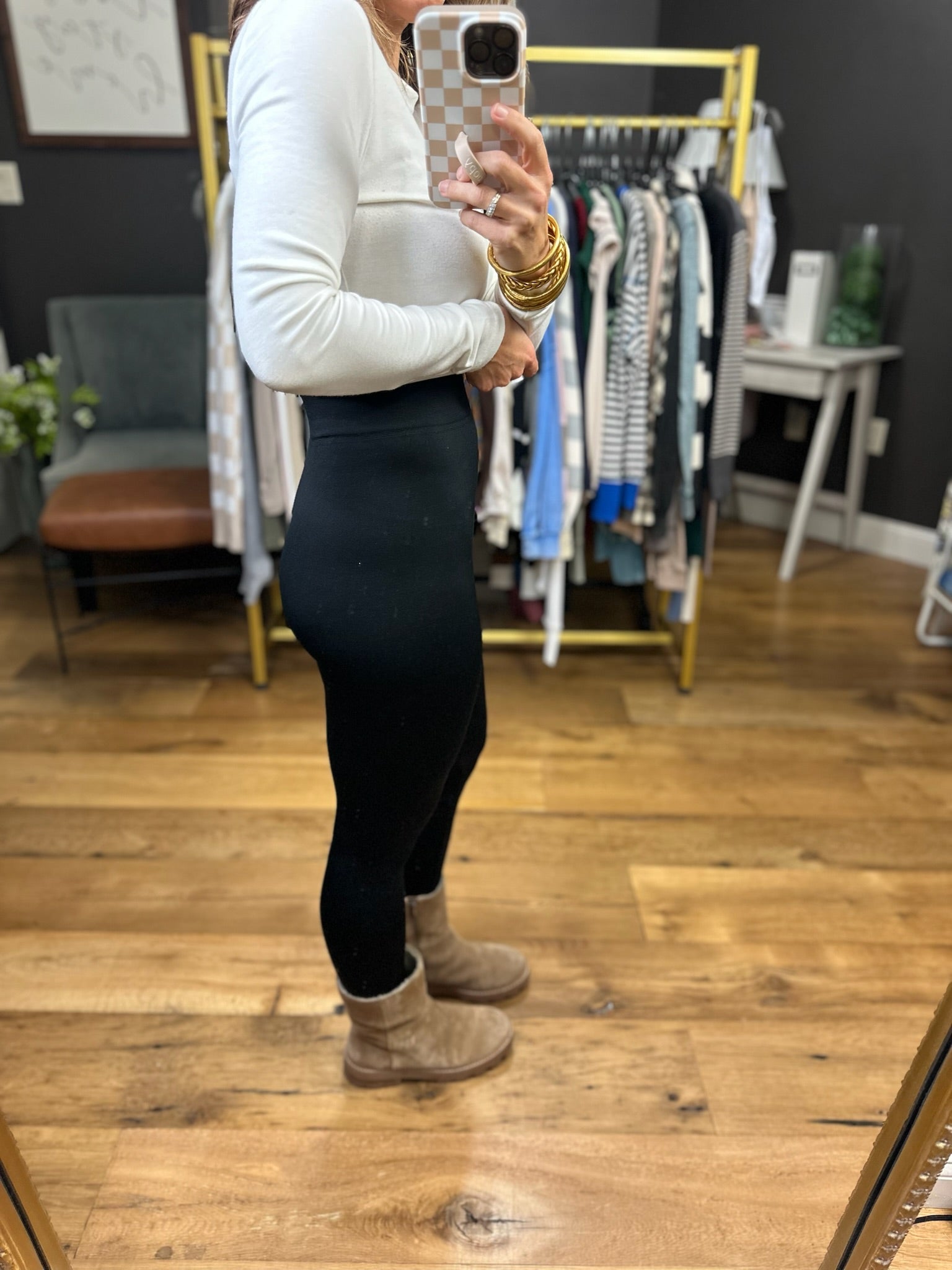 The Ginny High-Waisted Legging - Black-Yelete-Anna Kaytes Boutique, Women's Fashion Boutique in Grinnell, Iowa