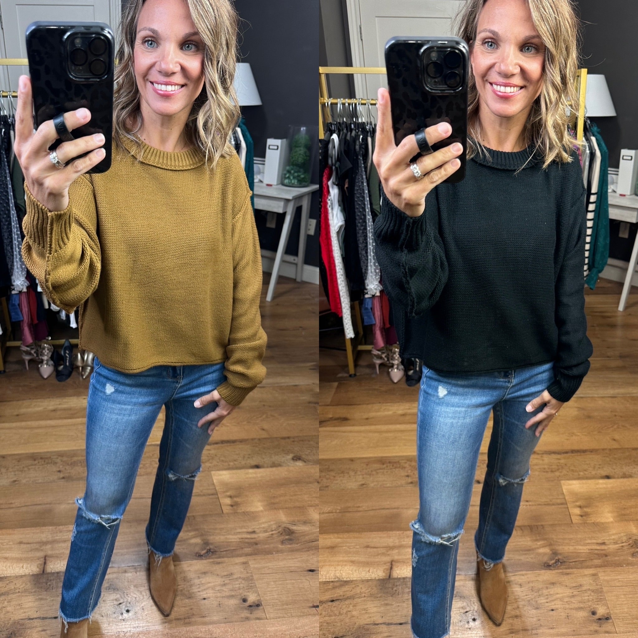 Remain The Same Knit Crew Sweater - Multiple Options