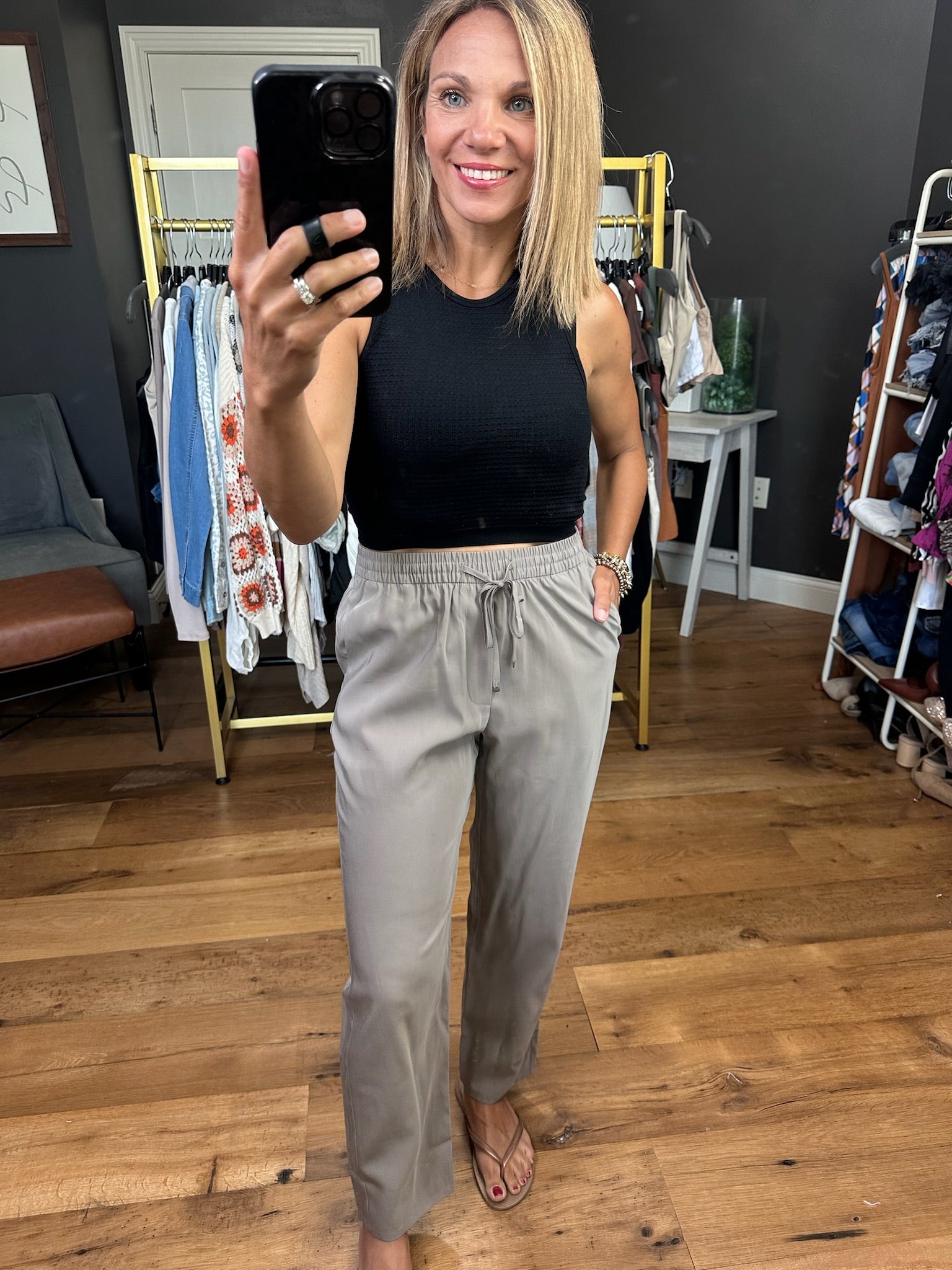 Lead the Way Tie-Waist Pant - Multiple Options-Pants-Be Cool-Anna Kaytes Boutique, Women's Fashion Boutique in Grinnell, Iowa